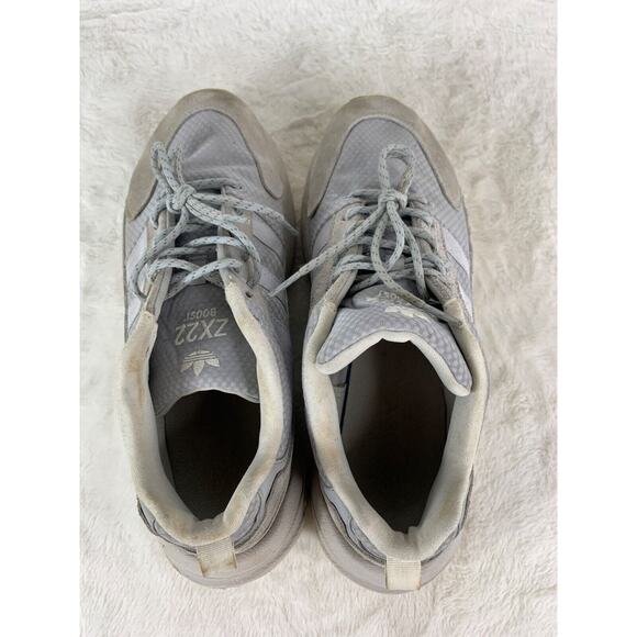 Adidas ZX22 Boost Mens Sneakers Size 11 Gray Mesh & Suede Athletic Shoes - Picture 10 of 10